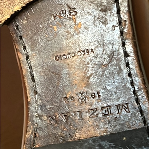 Mezlan Men's Brown Leather Penny Loafers Shoes Slip ons Size 9.5 - Picture 14 of 17